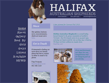 Tablet Screenshot of halifaxaussies.com